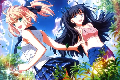 Wallpapers Of The Week: Saber X Tohsaka Rin – Randomness Thing