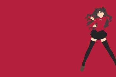 Rin Tohsaka (Fate/Stay Night) Minimalist Wallpapers By ...