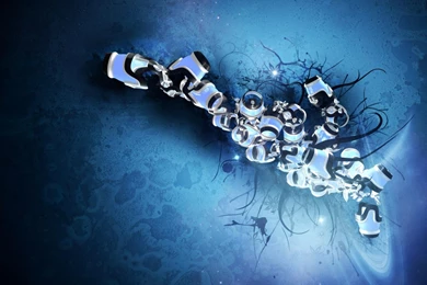 3d View Abstract Blue Design Hd Wallpapers   (