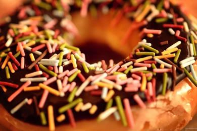 HD Chocolate Iced Doughnut Wallpapers