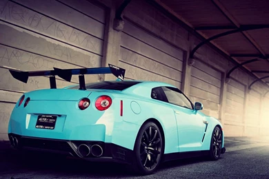 Blue Nissan Gtr Wallpapers   Image