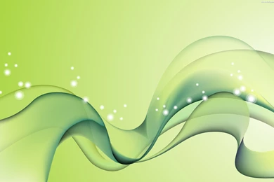 Bubble Green Waves Wallpapers