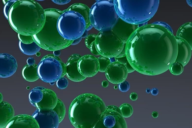 Bubble 3D Blue And Green Bubbles HD Wallpapers, Desktop ...