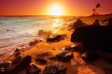 Beautiful Sunset In Hawaii