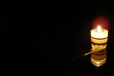 Wallpapers Black Orange Backgrounds Candle Light In For Powerpoint ...