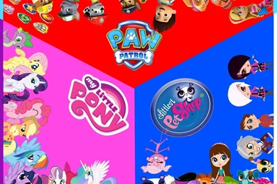 My Little Pony X Littlest Pet Shop X Paw Patrol By Double p1997 On ...