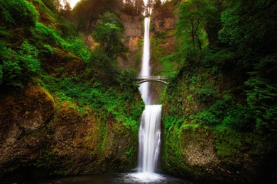 Multnomah Falls Beautiful Nature Wallpapers HD Download