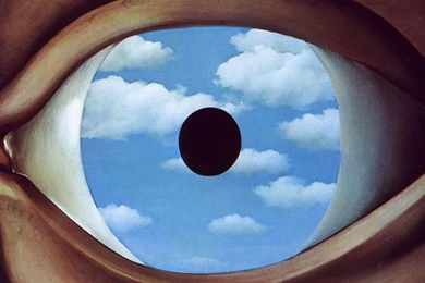 Rene Magritte All Seeing Eye Wallpapers   (