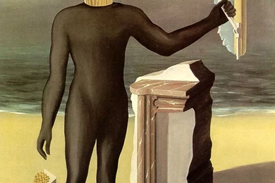 The Man Of The Sea   Surrealist Rene Magritte Art Wallpapers Picture