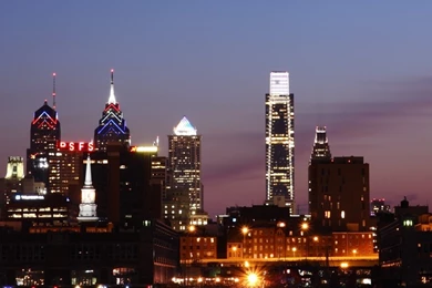 Dual Wide City Lights Wallpapers HD, Desktop Backgrounds 3840x1200