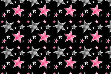 Hot Pink Stars Wallpapers