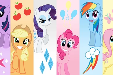 My Little Pony Mane 6 Wallpapers By AlexDTI On DeviantArt