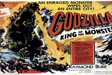 Wallpapers Godzilla Landscape Monster B Movie Posters Image ...