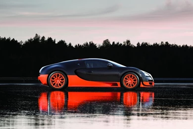 Orange Bugatti Wallpapers HD