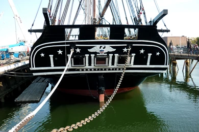 Free Stock Photo 6640 The USS Constitution In Boston Harbour ...