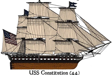 USS Constitution Colored By CdreJohnPaulJones On DeviantArt