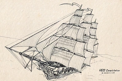 USS Constitution By TheXHS On DeviantArt