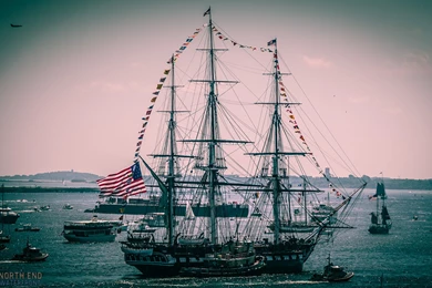 USS Constitution (Old Ironsides) Makes Her July 4th Turnaround In ...