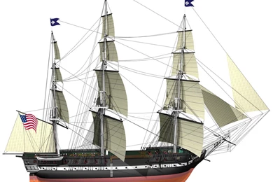 Billing Boats (B508) USS Constitution Frigate   Model Boat ...