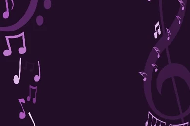 Purple Music Notes Wallpapers