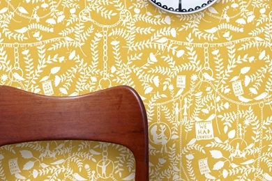 Mini Moderns — We Had Everything Wallpapers   Mustard