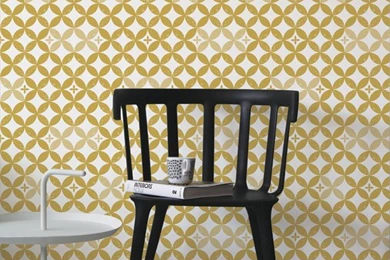 Wallpapers Visionary Mustard   Wall