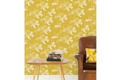 Mini Moderns Mustard Fayre's Fair Wallpapers   Mini Moderns From ...