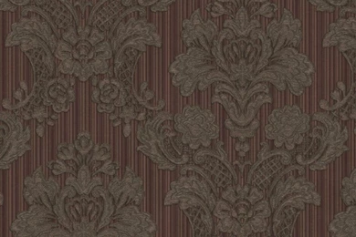 Maroon Old Damask Stria Wallpapers   Interior Home Decor