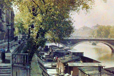 Vintage France Bridges Urban Europe Recolor 1900 Wallpapers ...