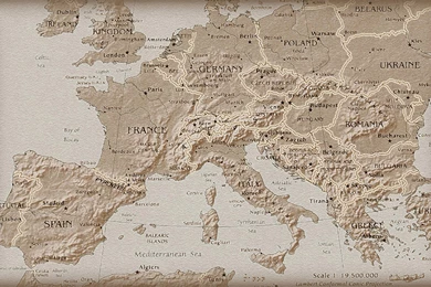 2560x1600 Europe Old Map Desktop PC And Mac Wallpapers