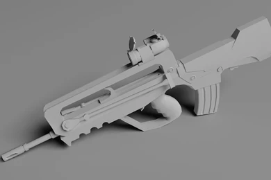 FN FAMAS G2 Vray 3d Render By HaMsTeYr On DeviantArt