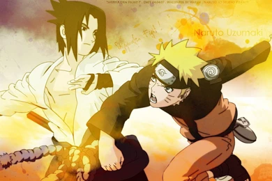 Anime Wallpaper: Naruto Vs Sasuke Wide Wallpapers HD Resolution ...