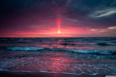 Pinkish Sunset HD Desktop Wallpapers : Fullscreen : Mobile : Dual ...
