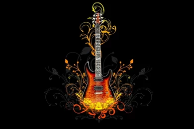 Guitar Digital Art Wallpapers   Desktop Backgrounds