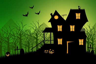 Halloween Haunted House Wallpapers