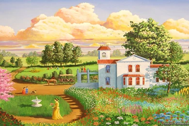 Spring Scene Wallpapers 2   Crazy Frankenstein