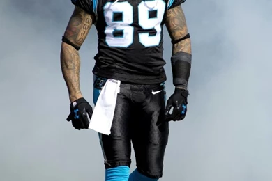 Badass Picture Of Steve Smith Via Carolina Panthers FB : Panthers