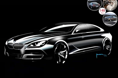 BMW 6 Series Gran Coupe (2013)   Design Sketch