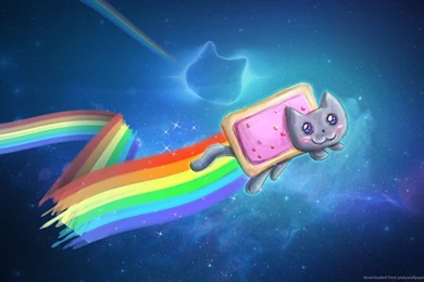 Download 1280x800 Nyan Cat Cool Art Wallpapers