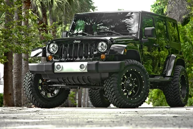 Jeep Wrangler Black 2013 HD Wallpapers
