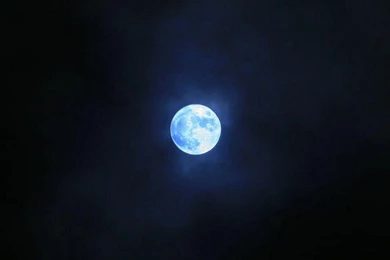 BLUE MOON WALLPAPER   (