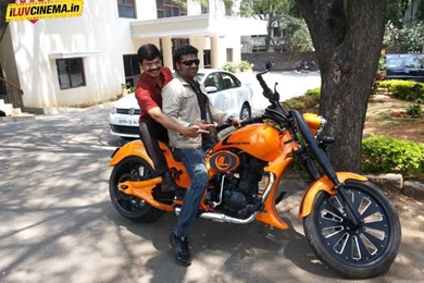 Boyapati Srinu & DSP On Legend Bike Stills ,pics,images,gallery ...
