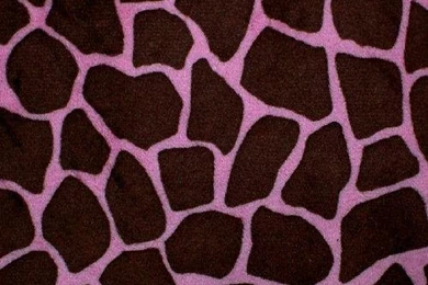 Cuddle Giraffe Brown Hot Pink Shannon Fabrics