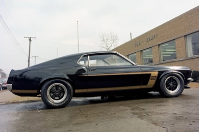1969 Ford Mustang Boss 302   Black and Gold   3   2560x1600 ...