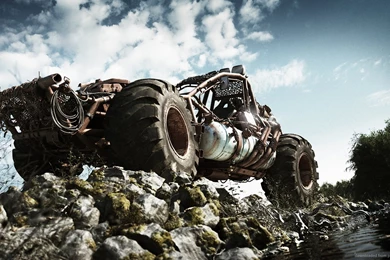 Download 1366x768 Marek Denko Buggy In Action Wallpapers