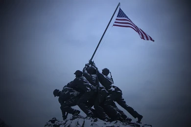 Raising The Flag On Iwo Jima, Soldier, Photography, 1920x1200 HD ...