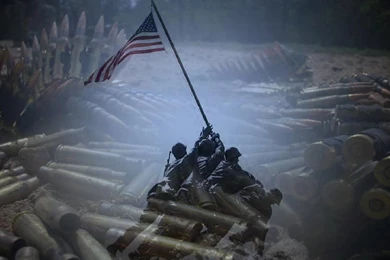 Flags Ammunition Iwo Jima Wallpapers   (