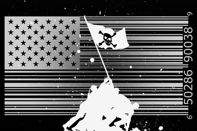 Flags Barcode Iwo Jima Jolly Roger Wallpapers   (