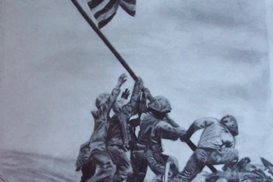 Iwo Jima Flag Raising By Seargeant4 On DeviantArt