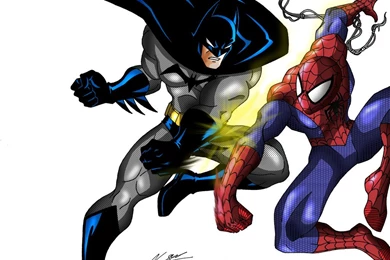 Batman VS SpiderMan! Art By Taresh – Link Httptaresh.deviantart ...